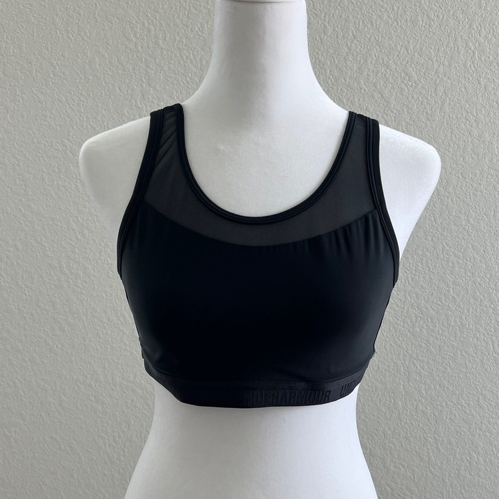 Under Armour Black Sports Bra Seamless Comfort